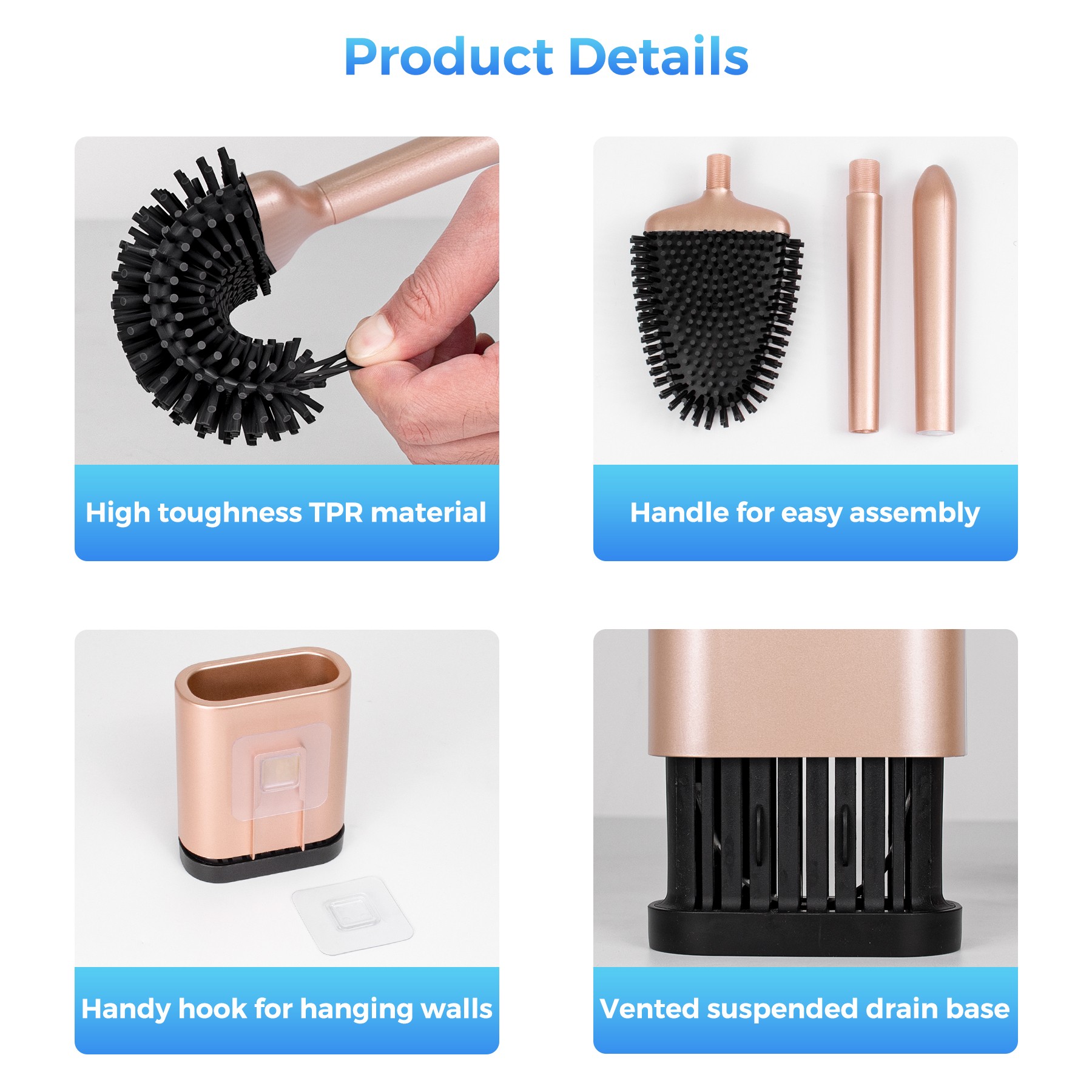Silicone Flex Toilet Brush Bathroom Rubber Cleaning Brush With Base  Wall-mounted Quick Drying Toilet Brush - Buy Silicone Flex Toilet Brush  Bathroom Rubber Cleaning Brush With Base Wall-mounted Quick Drying Toilet  Brush